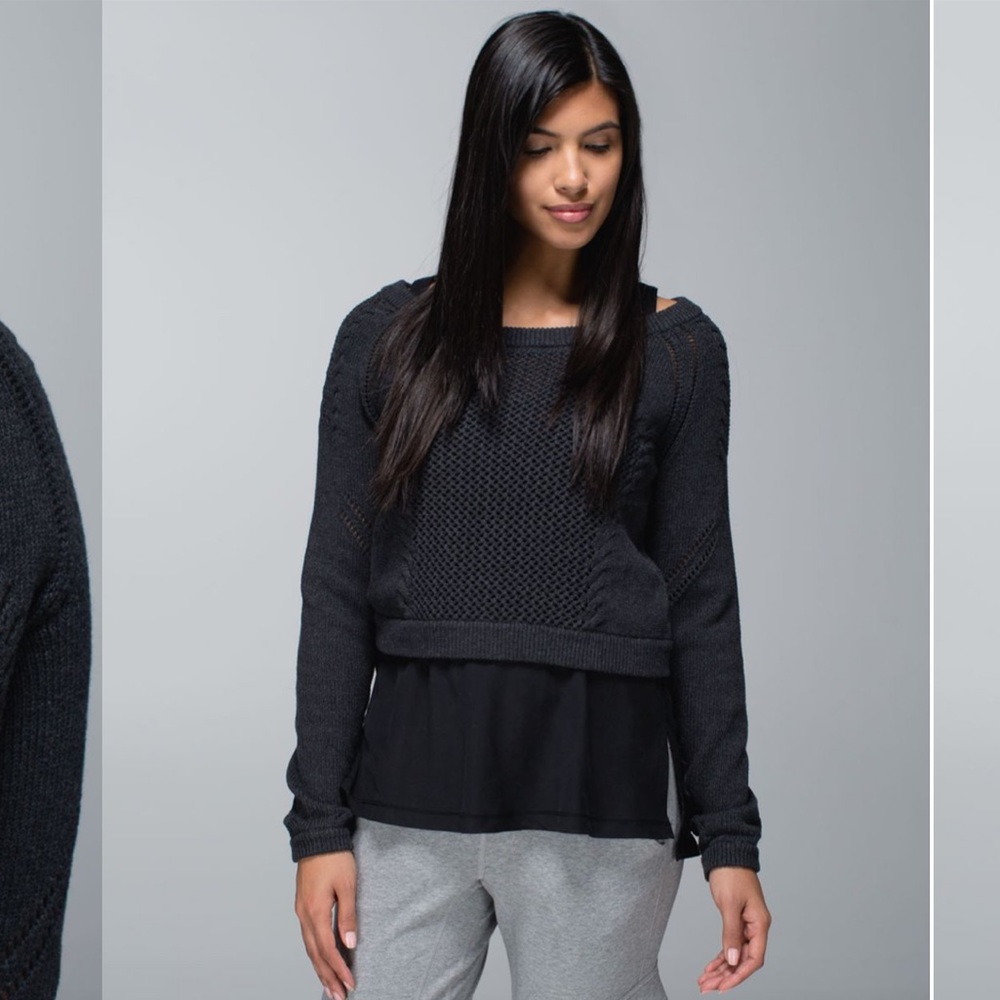 LULULEMON | Be Present Black Pullover